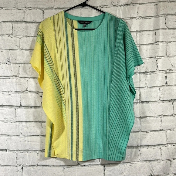 Women’s Ming Wang Butterfly ombré stitch tunic top S/M - Picture 5 of 6